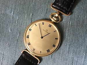 Bucherer 18K Solid Gold Watch 40mm 17 jewels vintage used to be pocket watch
