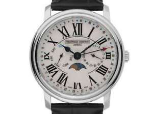 Free Shipping Pre-owned Frederique Constant Classics Business Timer Stahl Quarz