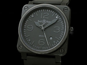 BELL&ROSS Aviation Phantom Watch Ref BR03-92 Auto Black Used 1 Year Warranty