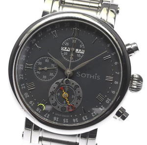 Auth SOTHIS Chronograph 500 Limited Automatic SS  Men's watch