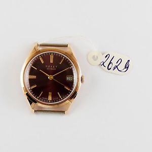 ANTIQUE VINTAGE RUSSIAN 14K GOLD AUTOMATIC WRISTWATCH POLJOT NEW OLD STOCK 1978