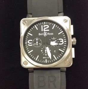 Bell & Ross BR01-94 Steel Men's Watch Model BR01-94-STEEL