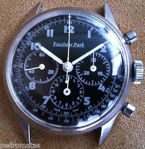 1950 EXCELSIOR PARK 40 CHRONOGRAPH. 37MM STAINLESS STEEL CASE.
