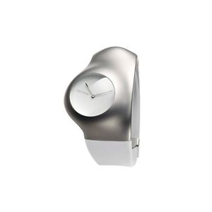 Issey Miyake SILAU002 Mens White Dial Analog Quartz Watch with Silicone Strap