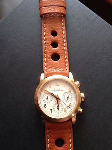 .Girrard -Perragaux mens chronograph  ferrari  Watch 18k solid rose gold !