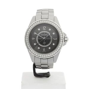 Chanel J12 Chromatic Grey Ceramic Watch H2565 33mm - RRP £10500 - W3744
