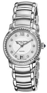 Frederique Constant Heart Beat Steel & Diamond Womens Watch Date FC-303WHD2PD6B