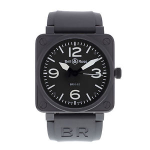Bell & Ross Aviation BR0192-BL-CA Stainless Steel PVD Automatic Men's Watch