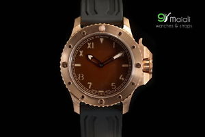 [NEW] Nethuns N5.2.1.7.03 Bronze 45mm Dark Brown dial watches [15L025-W]