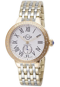 GV2 by Gevril Women's 9105 Astor Diamonds Two-Tone Stainless Steel Wristwatch