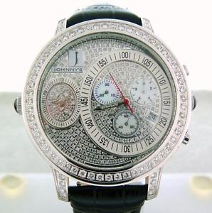 Johnny's Custom Jewelry King Johnny Men's Luxury Diamond Watch D508.416S