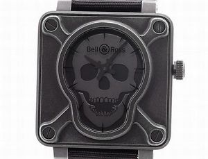 BELL & ROSS BR01-92 AirborneII Skull Automatic Watch Limited Edition of 999