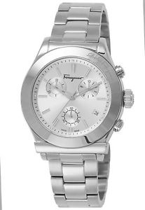 Ferragamo Men's FF3860015 FERRAGAMO 1898 Chronograph Steel Date Wristwatch