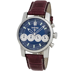 Eberhard & Co Chrono 4 Blue Dial Watch  - 31041- MSRP $5,300.00