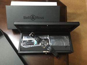 Bell And Ross Aviation BR03-92-S-16811 Automatic Leather & Rubber Straps Date