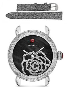 $2,595 Michele CSX Jardin Collection LIMITED 0.91ctw Diamond Watch Women Lady