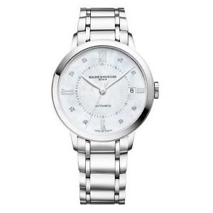 Baume Et Mercier Classima Automatic Mother of Pearl Dial Stainless Steel Ladies