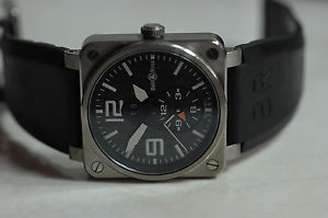 Bell & Ross BR 03-51 GMT Automatic Titanium Aviation Wrist Watch Box/Papers