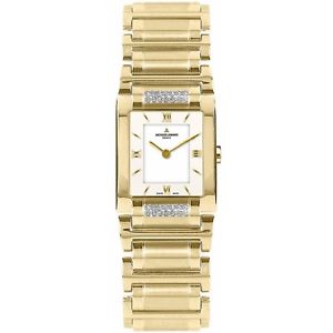 Jacques Lemans Womens G-117L Gloria Classic Analog Sapphire Glass and Genuine Di