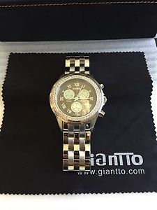 Giantto Diamond Bezel Titanic Chronograph Watch