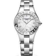 Baume  and  Mercier Womens BMMOA10072 Linea Analog Display Quartz Silver Watch