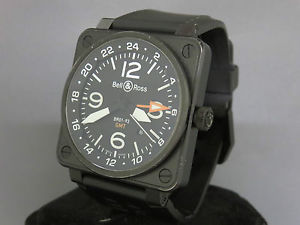 Bell & Ross BR01-93 Carbon GMT With Box & Papers