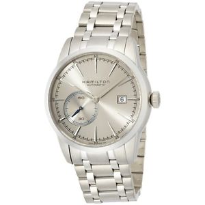 Hamilton Mens H40515181 Timeless Class Analog Display Automatic Self Wind Silver