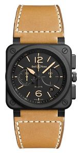 Bell & Ross Aviation BR03 Chronograph 42mm Men's Watch BR03-94-Heritage