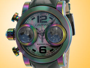 GRAHAM Swordfish Booster Iris Automatic Chronograph Stainless Steel Men’s Watch