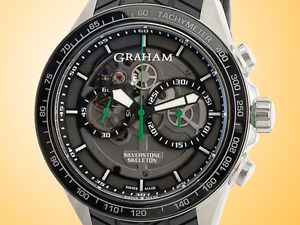 GRAHAM Silverstone RS Skeleton Chronograph Steel Men’s Watch 2STAC2.B01A.K90F