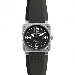 Bell and Ross Aviation Steel Case Automatic 42mm Mens Watch BR-03-92-STEEL