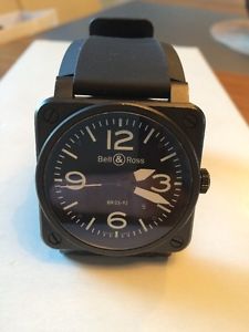 Bell & Ross BR03 92 CARBON WITH BOX AND PAPERS