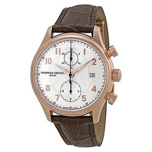 Frederique Constant Runabout Chronograph Silver Dial Mens Watch FC-393RM5B4
