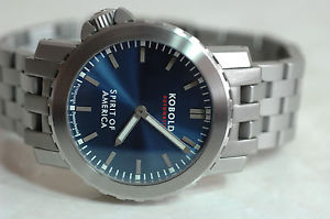 Kobold Spirit of America Automatic KD637110 Steel Blue Dial Box/Papers/ Extras