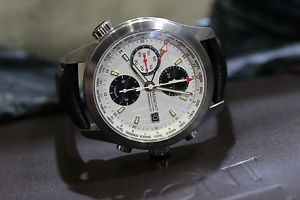 BREMONT ALT-WT/WH WORLDTIMER STAINLESS STEEL CHRONOGRAPH AUTOMATIC WATCH £3695