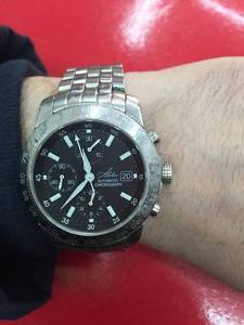 HACHER AUTOMATIC CHRONOGRAPH H500 MENS WATCH 7750 VALJOUX SWISS MADE.