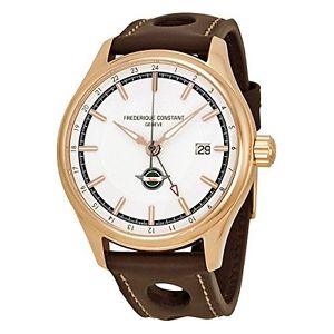 Frederique Constant Vintage Rally Healey GMT Silver Dial Mens Watch FC-350HVG5B4