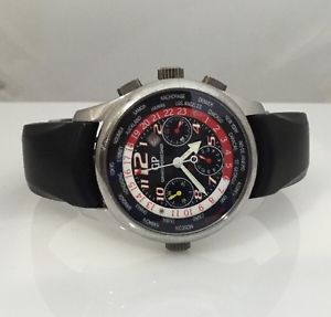 Girard-Perregaux Ferrari F1 053 World Time Chronograph Mens Watch 43mm