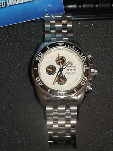 Deep Blue T-100 Tritium Recon 65 Valjoux 7750 Stainless Steel Bracelet Watch