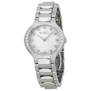 BLOWOUT SALE!! Ebel Ladies Beluga Mini Diamond Pearl  Watch