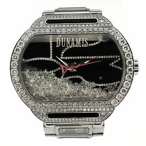 DUNAMIS WATCHES SPARTAN SP-S34 Floating Diamonds Watch & Bracelet