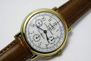 Eberhard & Co Ebauche Les Ponts-de-Martel Chronograph Uhr/Watch Cal. 146HP RARE