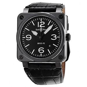Bell and Ross Aviation Black Watch BR0392-CERAM-ALI