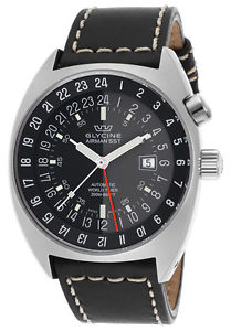 GLYCINE Airman Man's Watch SST-06 Ref 3856-109 Automatic GMT Extra Strap Swiss
