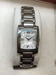 EBEL Brasilia Mini Stainless Steel & Mother of Pear Dial Watch 23.7mm (1215603)
