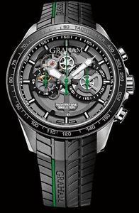 Graham Silverstone Skeleton Green Limited Edition Automatic Mens Watch
