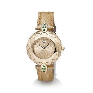 Brillier Women's 30-01 Analog Display Swiss Quartz Brown Watch