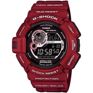 G-Shock G9300RD-4 Master of G Series Designer Watch - RedBlack  One Size