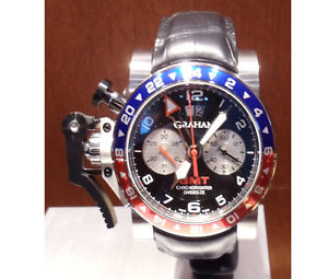 GRAHAM CHRONOFIGHTER OVERSIZE GMT AUTOMATIC CHRONOGRAPH WATCH