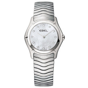*NEW* EBEL Classic Mini Lady, Stainless Steel and Diamond Dial 23.5mm (1215421)